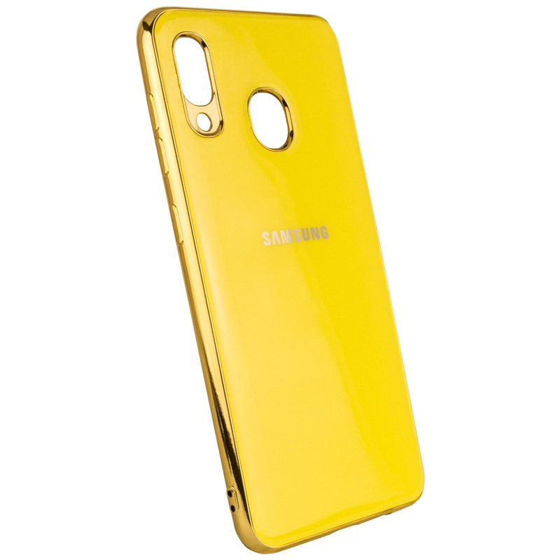 

TPU чохол GLOSSY LOGO для Samsung Galaxy A30 (Жовтий) 713651