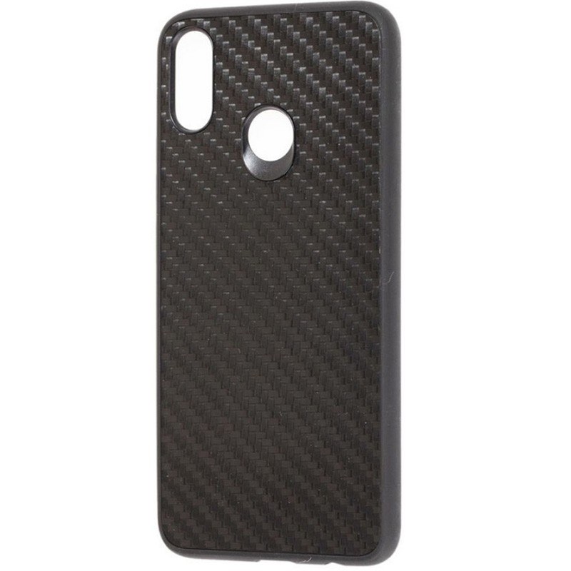 

TPU + PC чохол Carbon для Samsung Galaxy M20 (Чорний) 697075