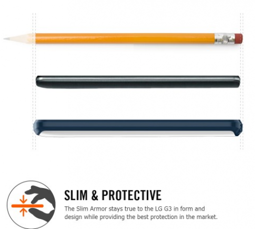 Фото пластиковой накладки SGP Slim Armor Series для LG Optimus G2
