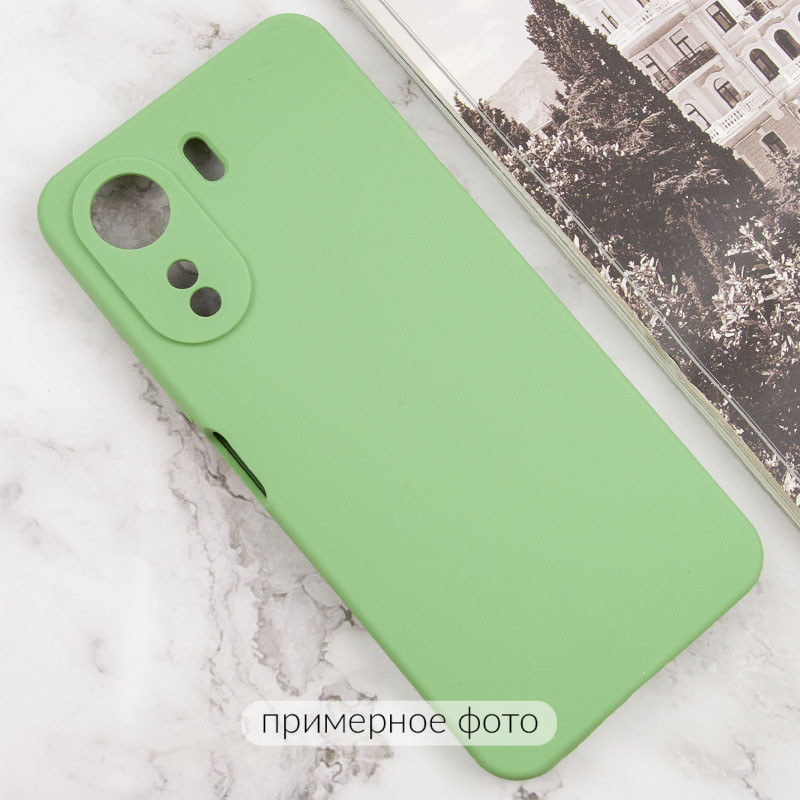 Фото Чохол Silicone Cover Lakshmi Full Camera (AAA) на Xiaomi Redmi 13C / Poco C65 (М'ятний / Mint) на vchehle.ua