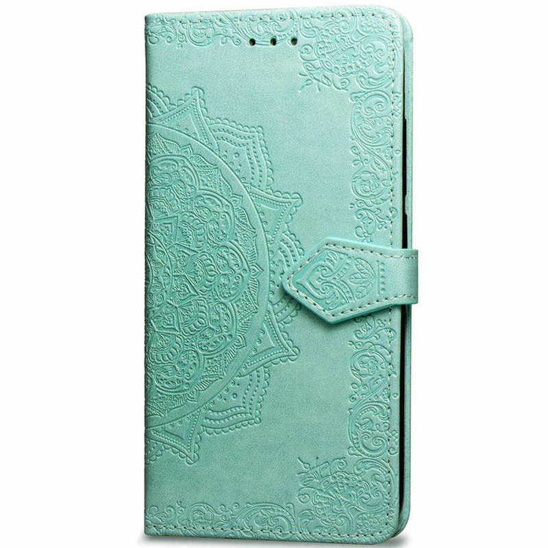 Кожаный чехол (книжка) Art Case с визитницей для Samsung Galaxy A20 / A30 (Бирюзовый)