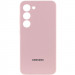 Чохол Silicone Cover Lakshmi Full Camera (AAA) with Logo на Samsung Galaxy S23 (Рожевий / Pink Sand)