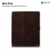 * Кожаный чехол Zenus Masstige Block Folio Series для Apple IPAD 3/2 (Черный шоколад / Black choco)