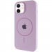 Чехол Silicone Case Full Protective (AA) with Magnetic Safe для Apple iPhone 11 (6.1") (Сиреневый / Lilac)