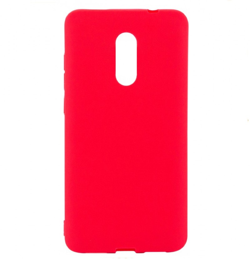 Силиконовый чехол Candy для Xiaomi Redmi Note 4X / Note 4 (SD) (Красный)