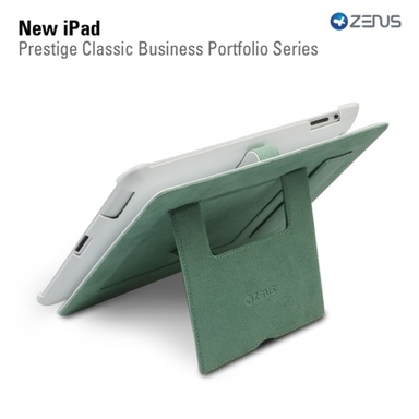 Кожаный чехол (2 цвета) Zenus Prestige Classic Business Portfolio Series для New iPad 3 / iPad 2