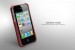 Купить Кожаная накладка SGP (4 цвета) для iPhone 4 (красный) на vchehle.ua