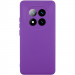 Чехол TPU GETMAN Liquid Silk Full Camera для Xiaomi Redmi Note 14 Pro 4G (Фиолетовый / Purple)