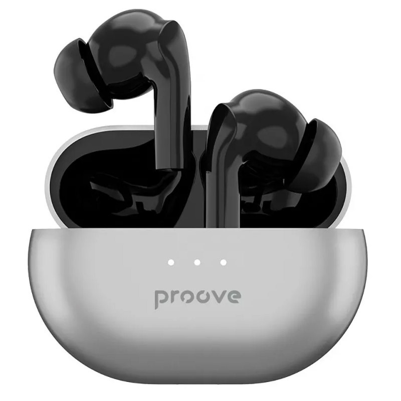 Бездротові TWS навушники Proove Woop with ANC (Silver / Black)