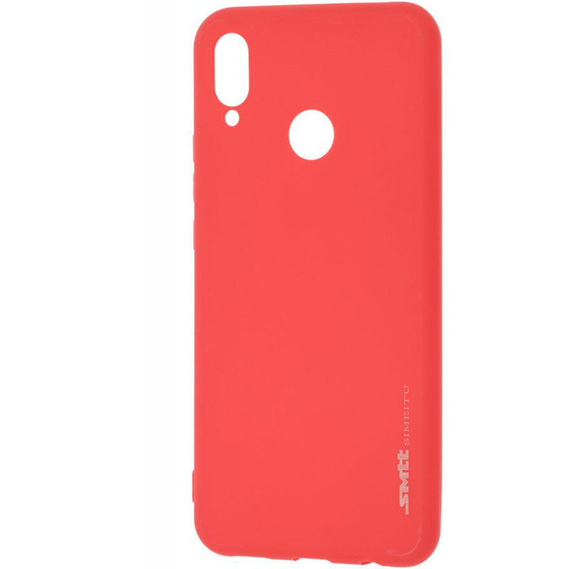 

TPU чехол матовый SMTT для Samsung Galaxy M20 (Красный (soft touch)) 686521