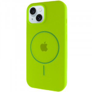 Чохол Silicone Case Full Protective (AA) with Magnetic Safe на Apple iPhone 14 (6.1")