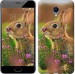Чехол Кролик и цветы для Meizu M5 Note