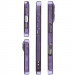 Фото TPU чохол Fibra Chrome with Magnetic safe на Apple iPhone 16 (6.1") (Purple) на vchehle.ua