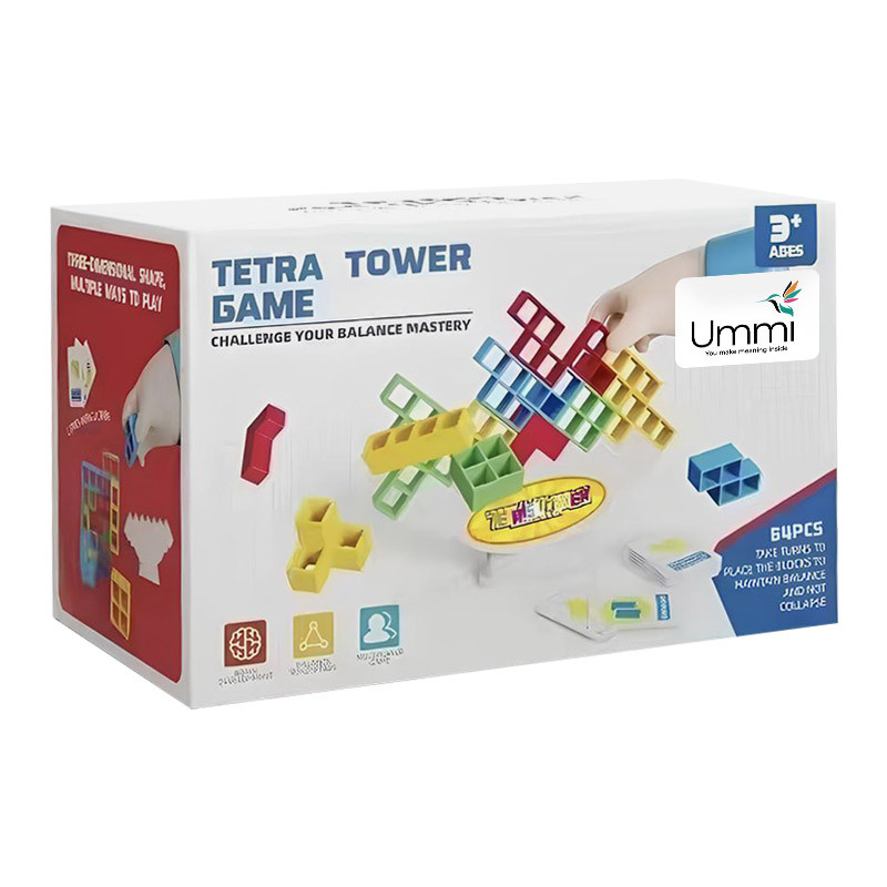 Купить Настольная интерактивная игра Ummi ME-008 Tetris tower game (Colorful) на vchehle.ua