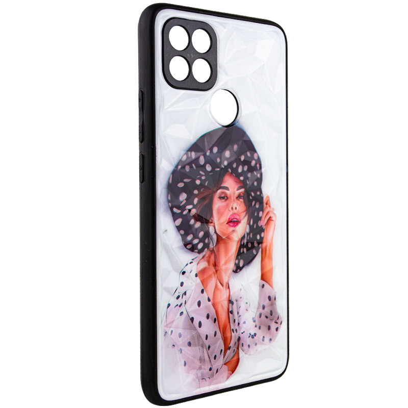 TPU+PC чохол Prisma Ladies на Oppo A15s / A15 (Girl in a hat)