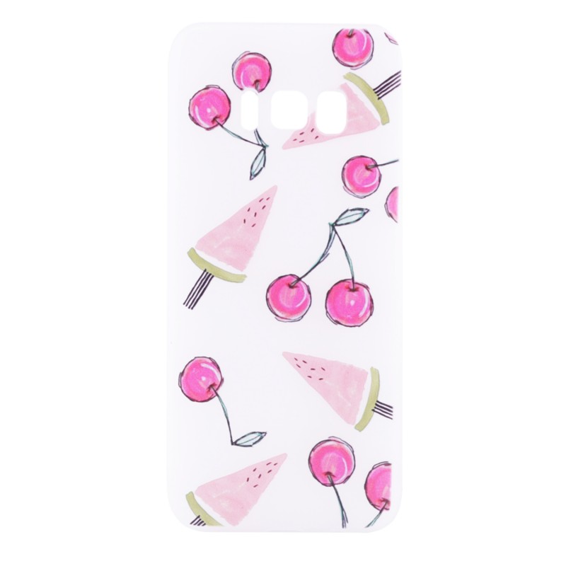 

TPU чохол матовий soft touch color на Samsung G955 Galaxy S8 Plus (Вишеньки) 61315
