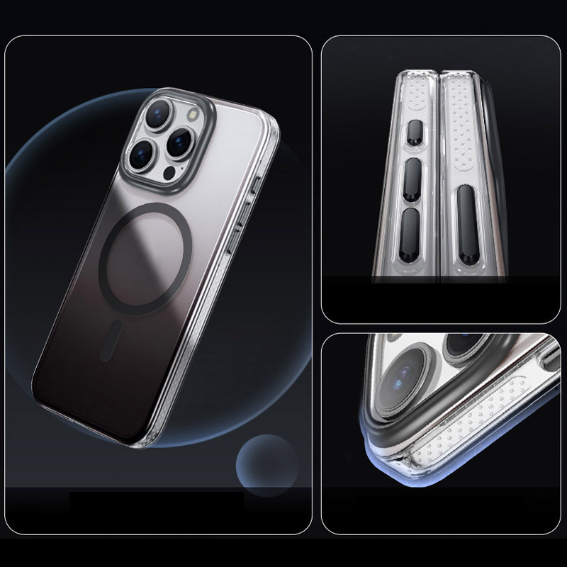 Фото Чехол TPU+PC Shadow with Magnetic Safe для Apple iPhone 16 Pro (6.3") на vchehle.ua