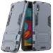 Ударопрочный чехол-подставка Transformer для Samsung A260F Galaxy A2 Core с мощной защитой корпуса (Серый / Metal slate)
