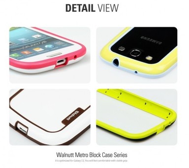 Заказать # Бампер Zenus Walnutt Metro Block Case Series для Samsung i9300 Galaxy S3 на vchehle.ua