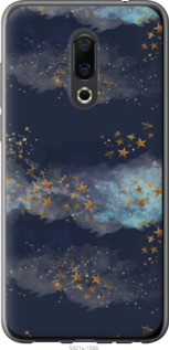 

Чохол Ночь золотые звезды для Meizu 16 Plus 1406122