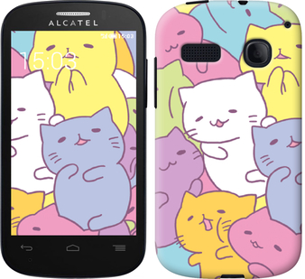 

Чехол Котики для Alcatel One Touch Pop C3 4033D 565793