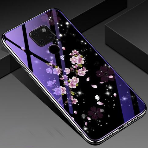 

TPU+Glass чехол Fantasy с глянцевыми торцами для Huawei Mate 20 (Цветение) 682960