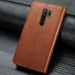 Купить Кожаный чехол-книжка GETMAN Gallant (PU) для Xiaomi Redmi Note 8 Pro (Коричневый) на vchehle.ua