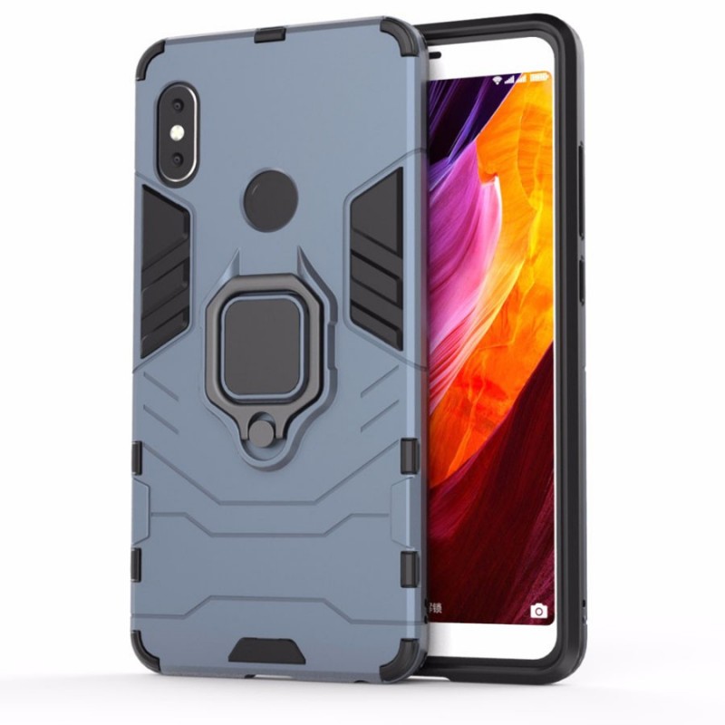 

Ударостійкий чохол Transformer Ring for Magnet для Xiaomi Redmi Note 5 (Сірий / Metal slate) 588544