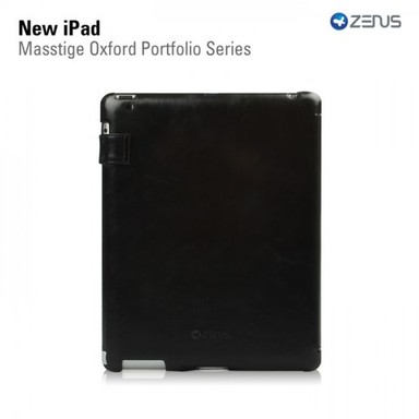 Кожаный чехол (2 цвета) Zenus Masstige Oxford Portfolio  Series для New iPad 3 / iPad 2