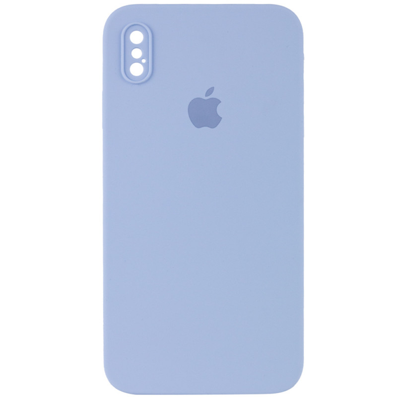 

Чехол Silicone Case Square Full Camera Protective (AA) для iPhone X (5.8") (Голубой / Mist blue) 1086506