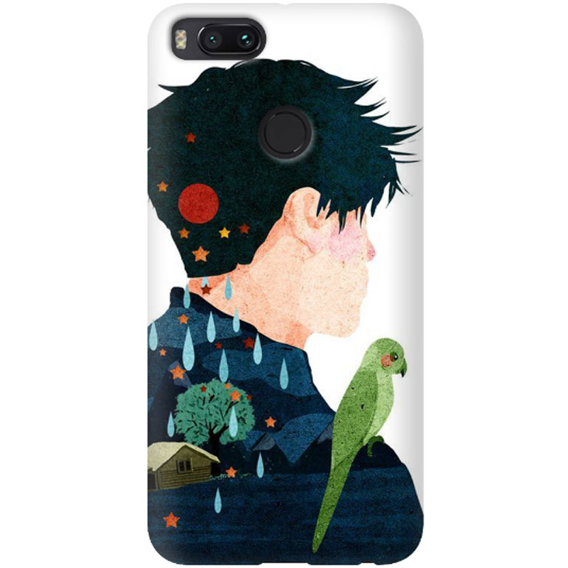 Дизайнерский чехол "Boy&Parrot;" для Xiaomi Mi 5X / Mi A1 