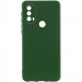 Чохол Silicone Cover Lakshmi Full Camera (A) на Motorola Moto E40 (Зелений / Dark green)