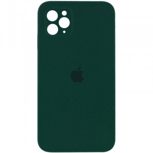Уценка Чехол Silicone Case Square Full Camera Protective (AA) для Apple iPhone 11 Pro Max (6.5")
