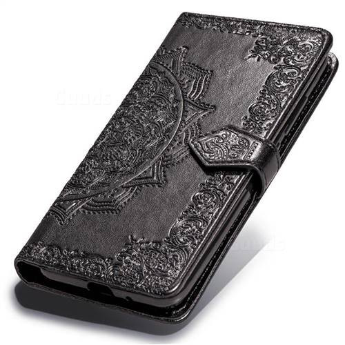 Шкіряний чохол-книжка Art Case з візитницею на Xiaomi Redmi 6A (Чорний) в магазині vchehle.ua