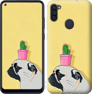 

Чехол Мопс с кактусом для Samsung Galaxy A11 A115F 920816
