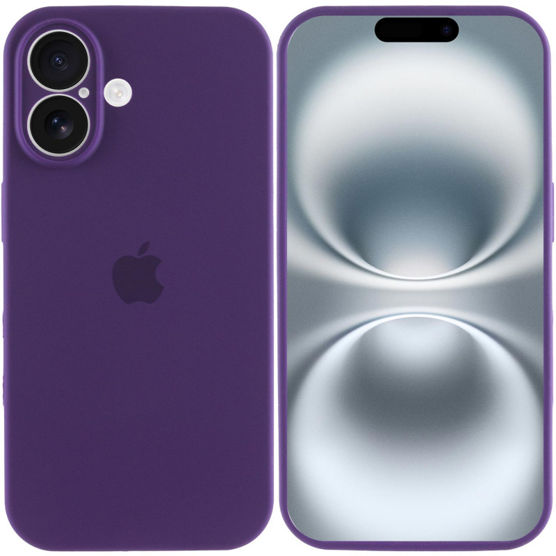 Фото Чохол Silicone Case Full Camera Protective (AA) на Apple iPhone 16 Plus (6.7") (Фіолетовий / Amethyst) на vchehle.ua