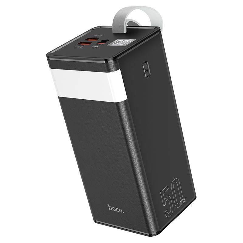 Фото Портативний ЗП Power Bank Hoco J86A Powermaster 22.5W 50000 mAh (Чорний) на vchehle.ua