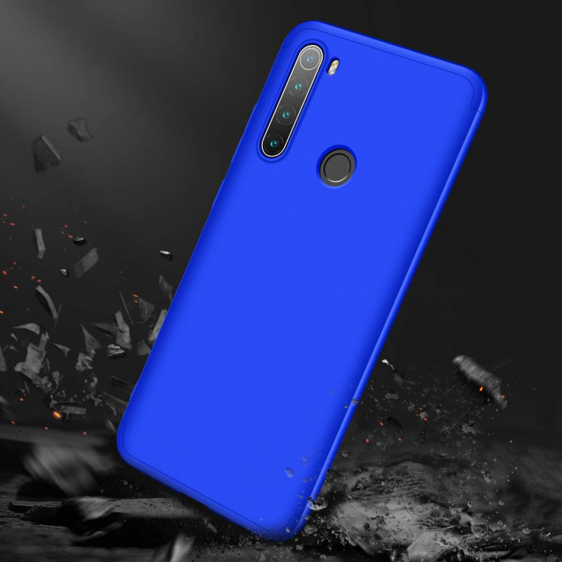 

Пластиковая накладка GKK LikGus 360 градусов (opp) для Xiaomi Redmi Note 8T (Синий) 896268