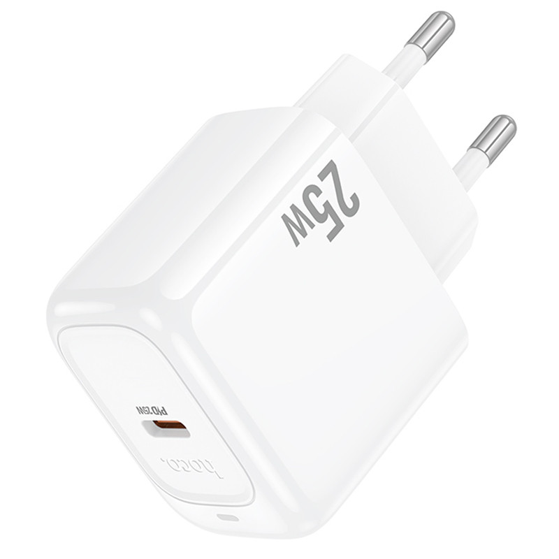 Купить СЗУ Hoco CS53A Surplus PD25W (1USB-C) (White) на vchehle.ua