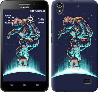 

Чехол Космонавт на скейтборде для Huawei G620S 591508