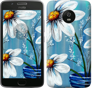 

Чехол Красивые арт-ромашки для Motorola Moto G5 650404