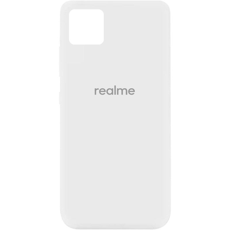 Чохол Silicone Cover My Color Full Protective (A) на Realme C11 (Білий / White)