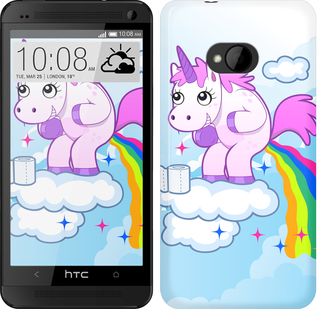

Чехол Единорожка для HTC One M7 338618