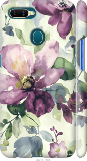 

Чехол Цветы акварелью для Oppo A12 1297659