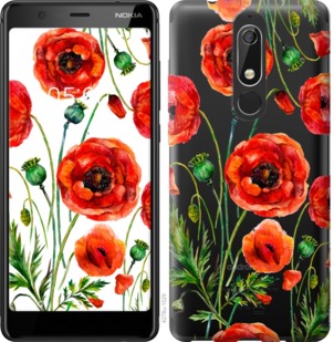 

Чохол Намальовані маки на Nokia 5.1 744287