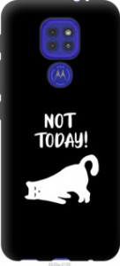 Чехол Уставший кот для Motorola G9 Play