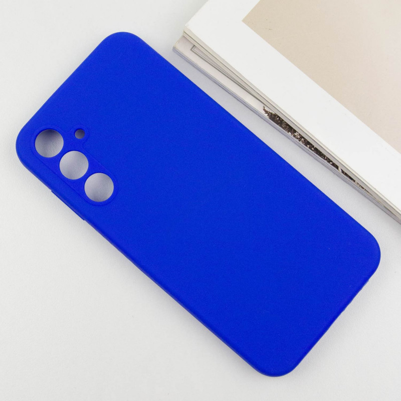 Фото Чохол Silicone Cover Lakshmi Full Camera (AA) на Samsung Galaxy A55 (Синій / Iris) в маназині vchehle.ua