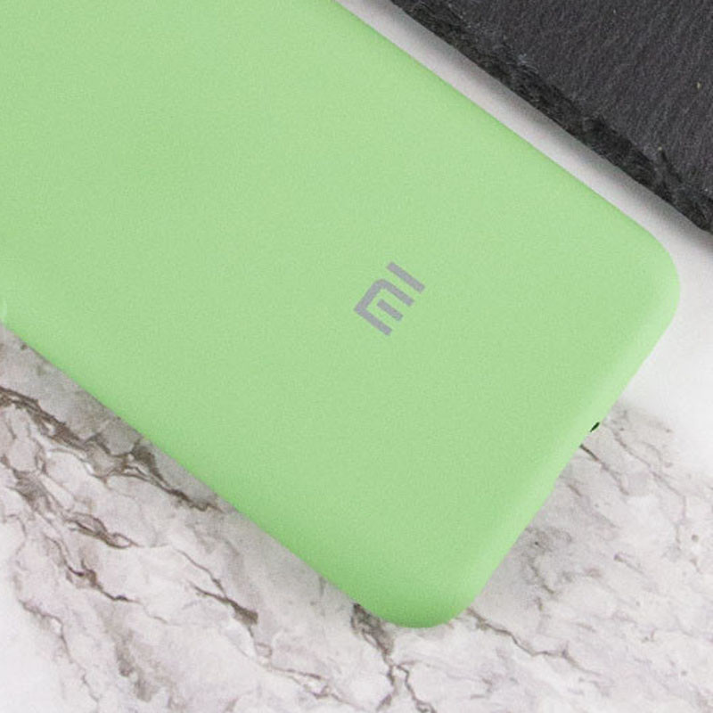 Фото Чехол Silicone Cover Full Camera (AA) для Xiaomi Redmi 10C (Мятный / Mint) на vchehle.ua