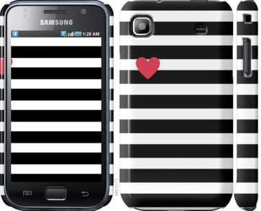 

Чехол Черно-белые полосы для Samsung Galaxy S i9000 751662