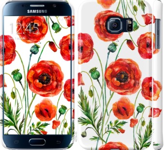 

Чохол Намальовані маки на Samsung Galaxy S6 G920 743755